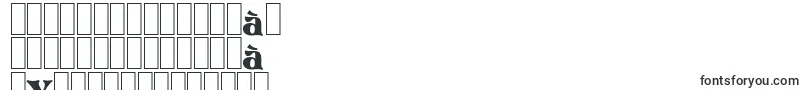 フォントP820DecoRegular – ベンガル文字